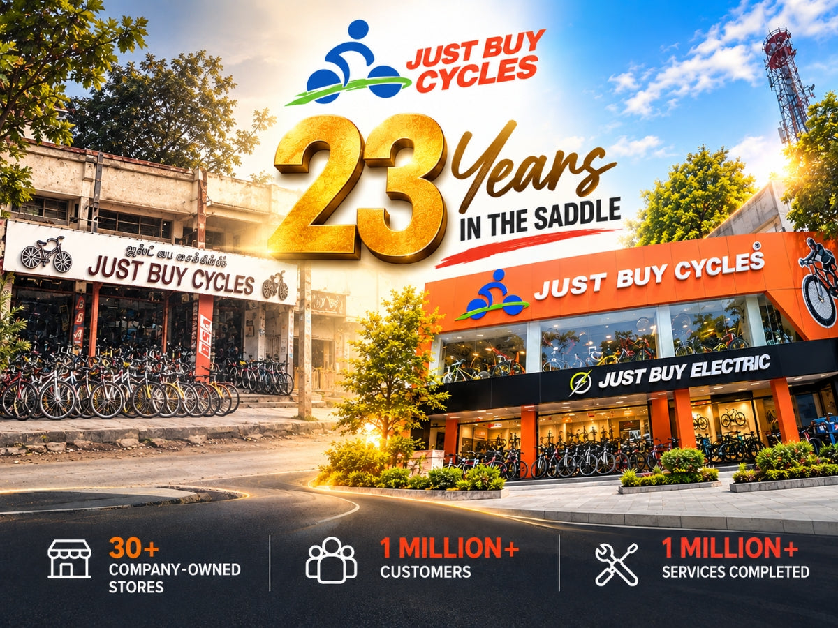 23 Years of Just Buy Cycles: 30+ Stores, a Million Riders, and the Road to Sustainable Mobility