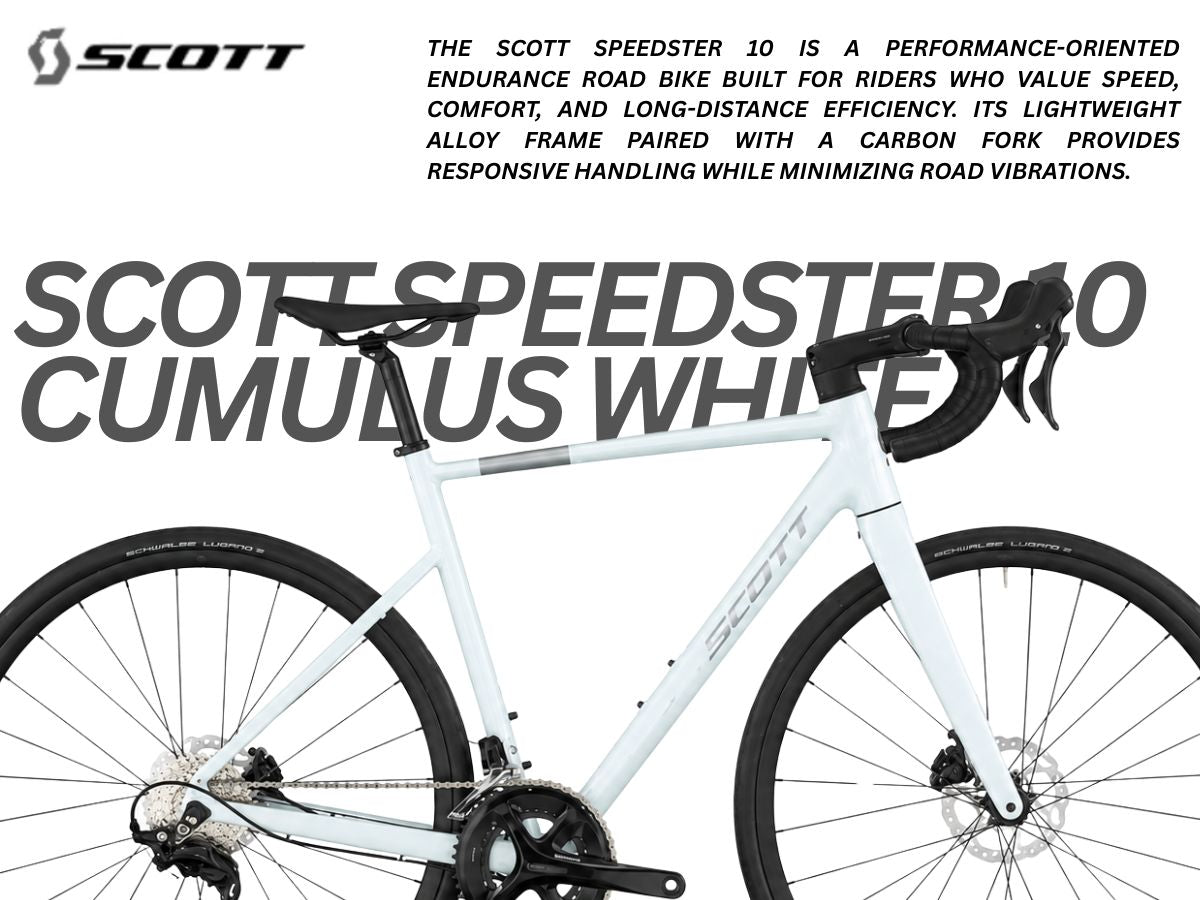 Scott Speedster 10 Cumulus White Endurance Road Bike