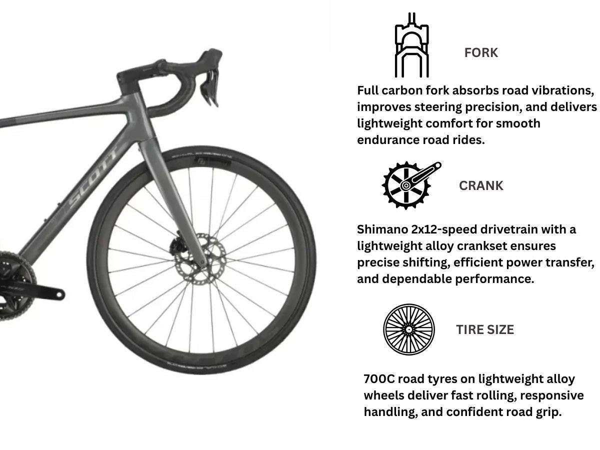Scott 700C Addict 30 Lightweight and Endurance Road Bike