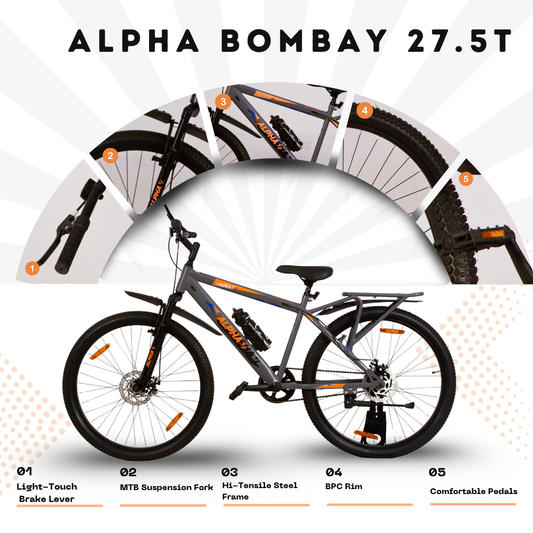 NINETYONE 27.5 BOMBAY TIG D2TX FS D/DISC BICYCLE