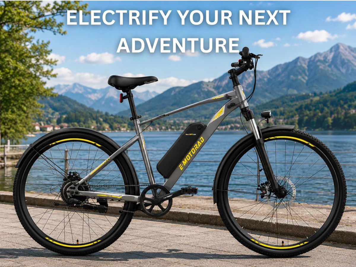 EMotorad 27.5 X1 E-Bicycle With Front Light And Mudguard