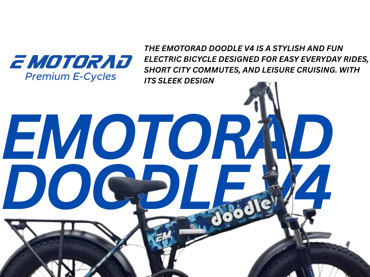 EMotorad Doodle V4 Folding E-Bicycle