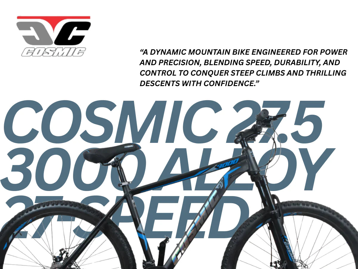 Cosmic 27.5 3000 Alloy 27 Speed Bicycle