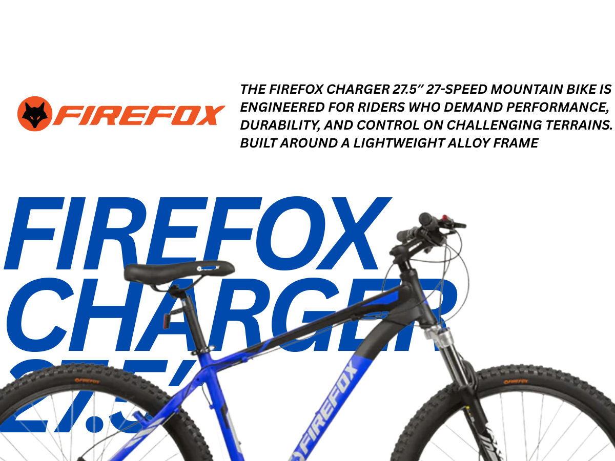 Firefox 27.5 Charger 27-Speed Bicycle