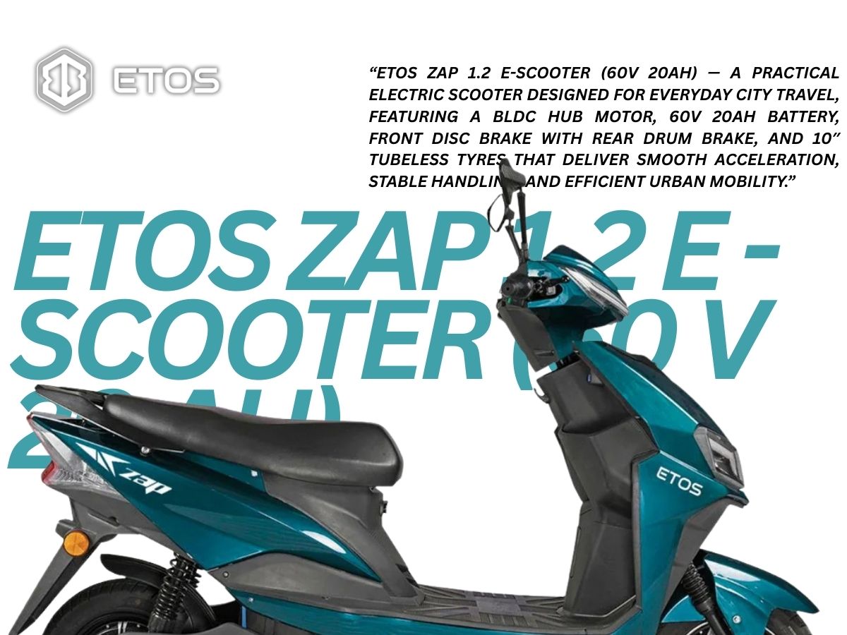 Etos Zap 1.2 E - Scooter (60 v 20 Ah)