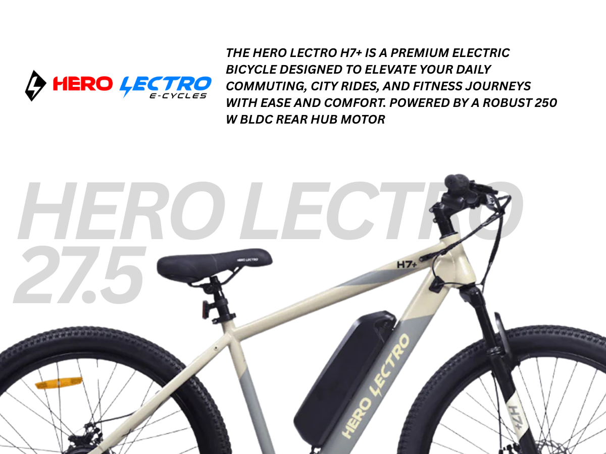 Hero 27.5 H7+ SS E-Bicycle