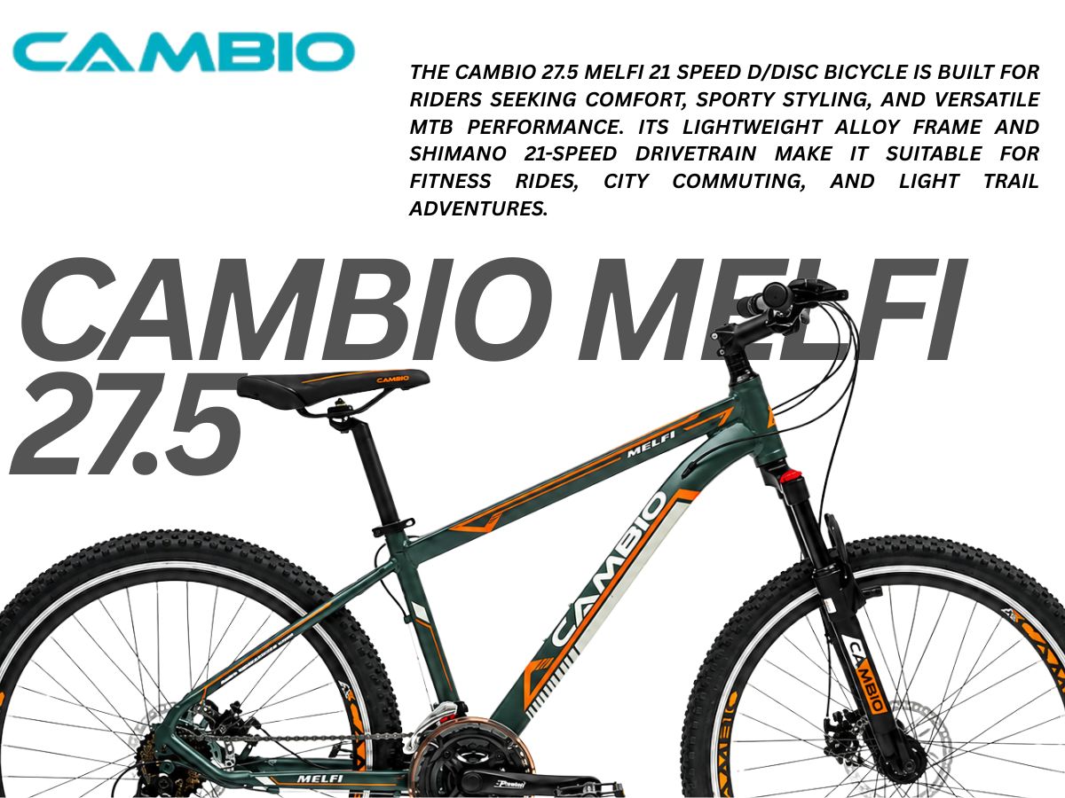 Cambio 27.5 Melfi 21 Speed D/Disc Bicycle