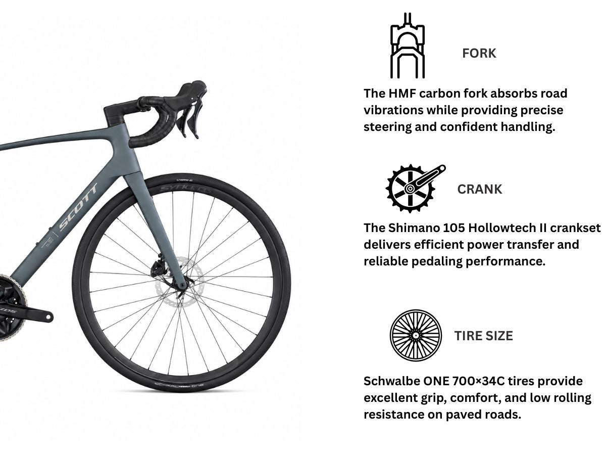 Scott 700C Addict 50 Lightweight and Endurance Road Bike