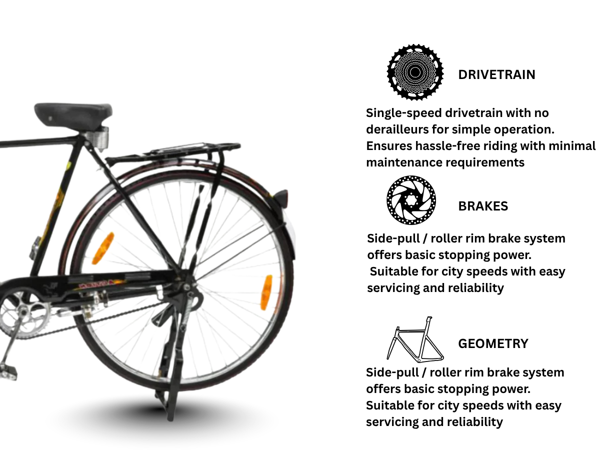 Avon 28 STD Action Green Bicycle