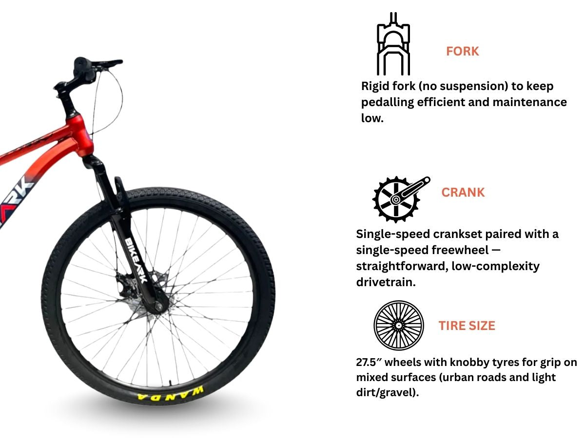 Bike Ark Adrenaline 27.5 SS Bicycle
