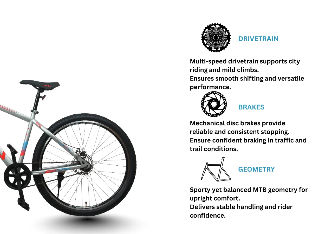 Cosmic 29 Level 9100 SS FS Bicycle