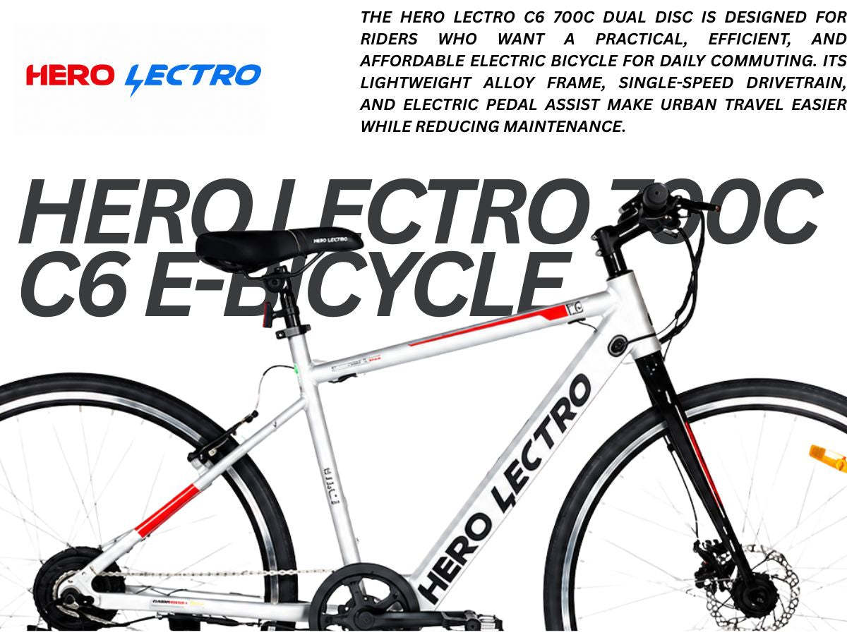 Hero Lectro 700C C6 E-Bicycle
