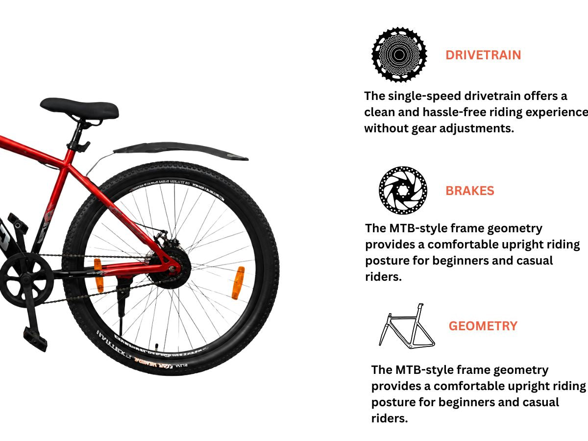 Cospro 29 Mizo SS FS D/Disc Bicycle