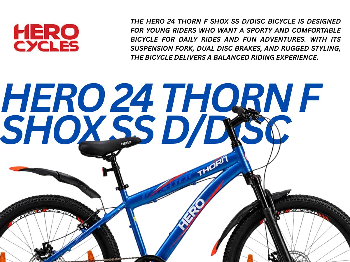 Hero 24 Thorn F Shox SS D/Disc Bicycle