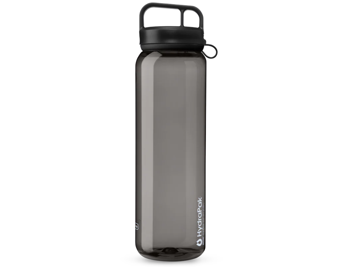 Hydrapak Recon Clip & Carry Water Bottle-Charcoal Grey (1 Ltr.)