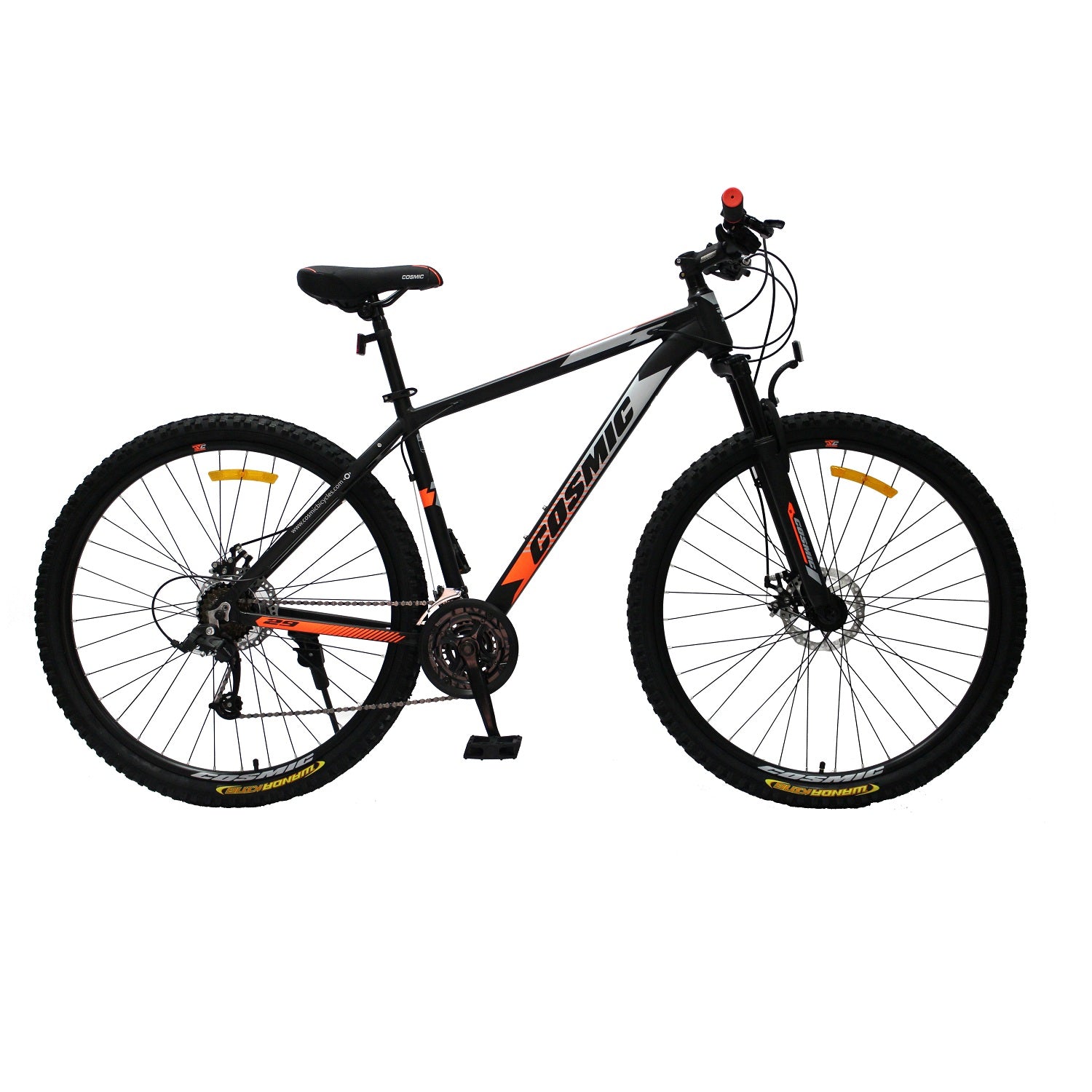 Cosmic Grey Hydra 29 T Bicycle with double disc brakes and double