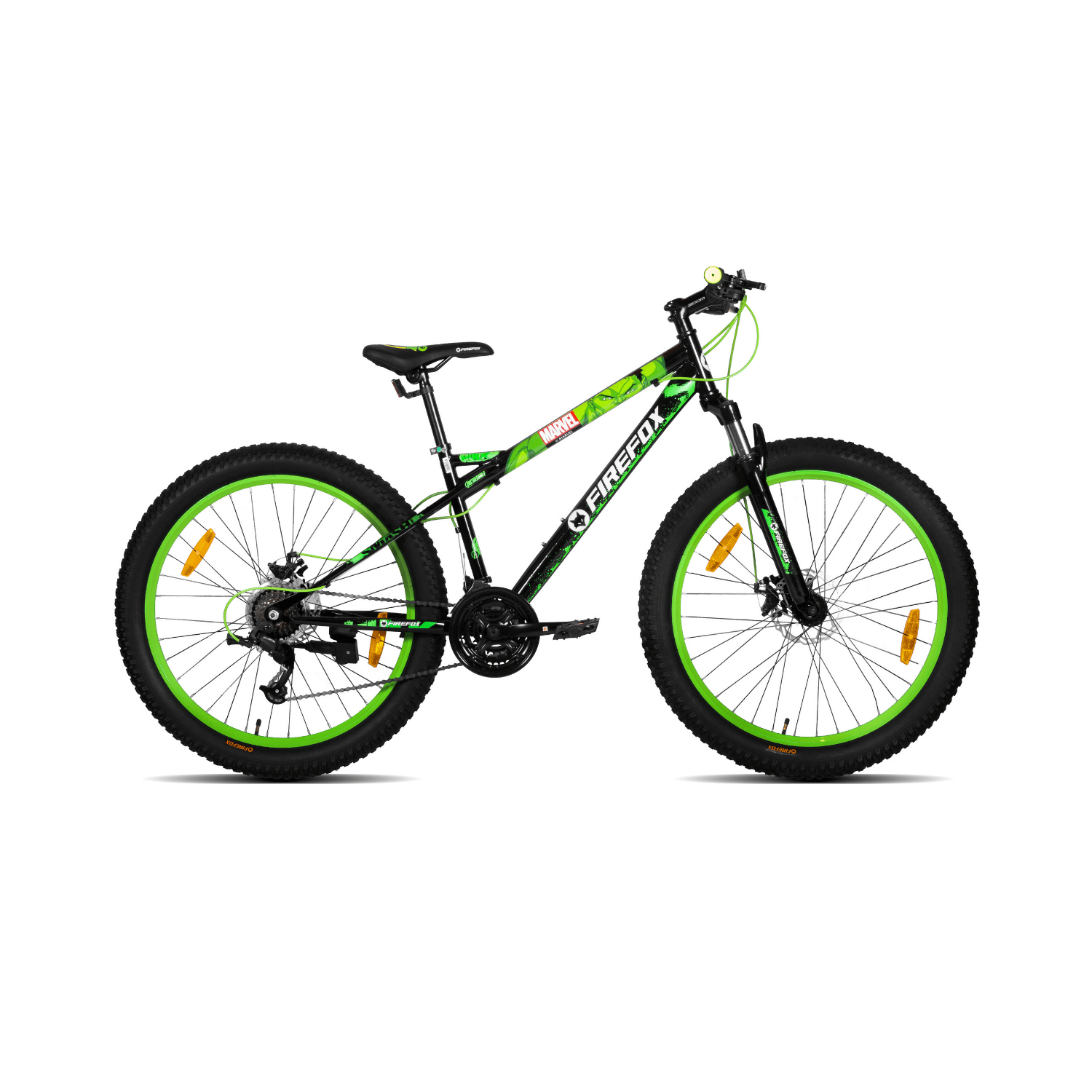 Firefox Green Hulk 26T Bicycle for 13 years with JAK 7 Mechanical