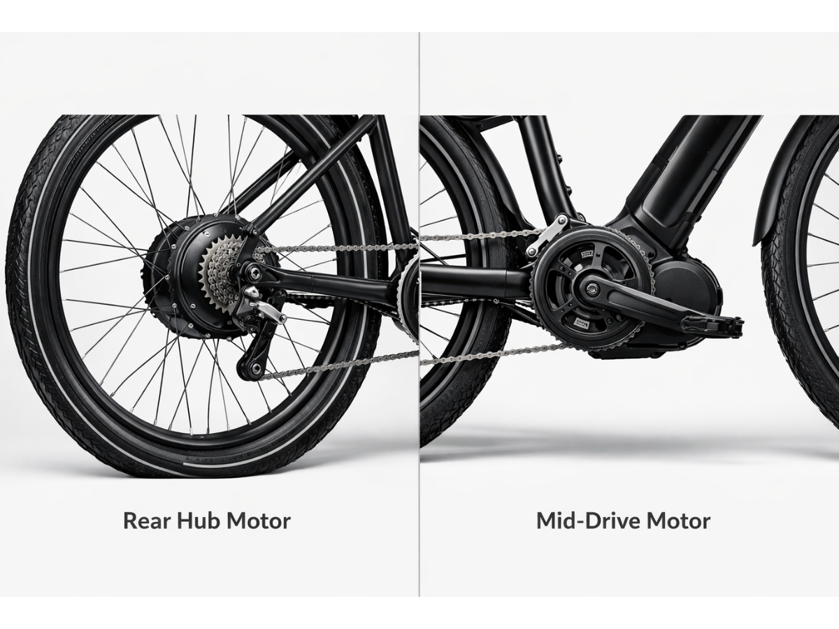 Rear Hub Motor vs Mid-Drive Motor in EV Cycles: Complete Buying Guide (2026)