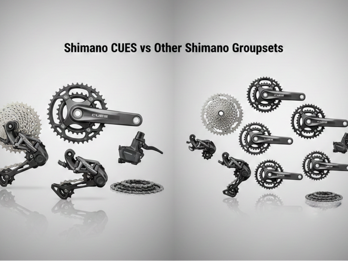 Shimano CUES vs Other Shimano Group sets: What’s the Difference?