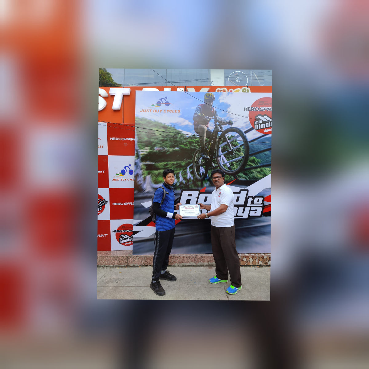 Road to Himalaya Winner in Student category Rohan John Sebastian