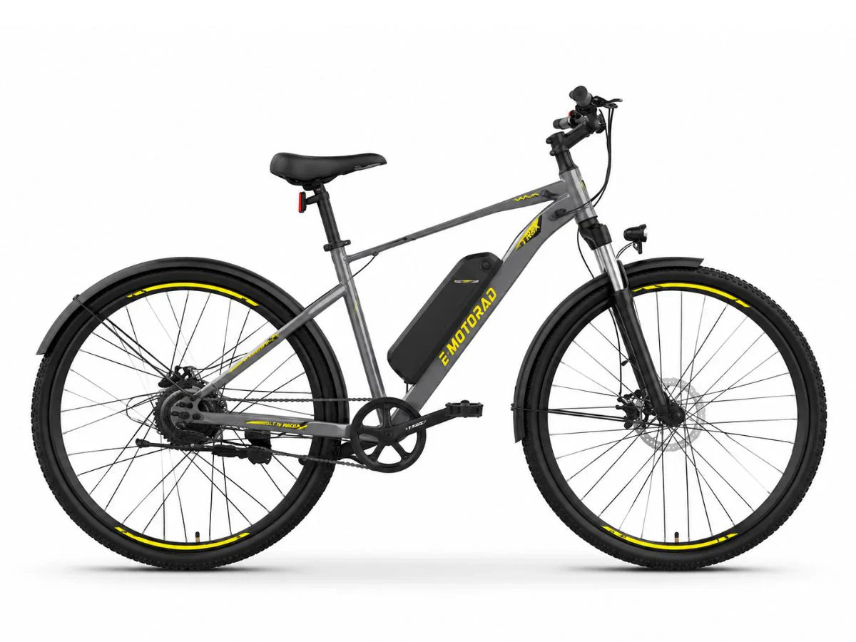 EMotorad 27.5 X1 E-Bicycle With Front Light And Mudguard - Text Review