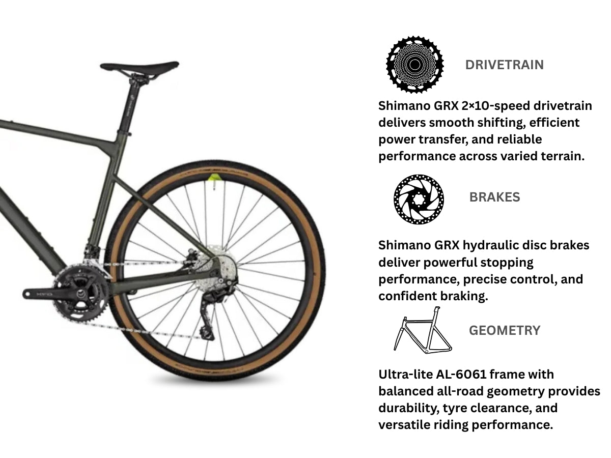 Bergamont 700C Grandurance 6 Performance Bike Dark Gold (Shiny)