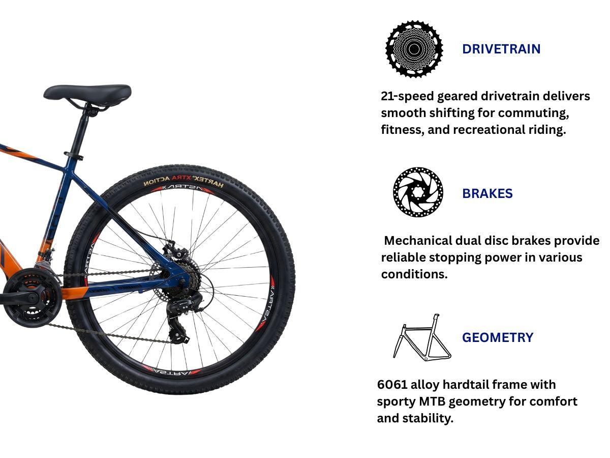 Astra 27.5 Icarus 21-Speed Bicycle