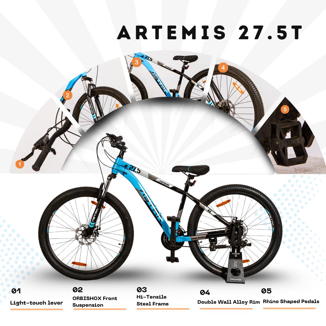 Astra 27.5 Artemis 21 Spd D/Disc Bicycle