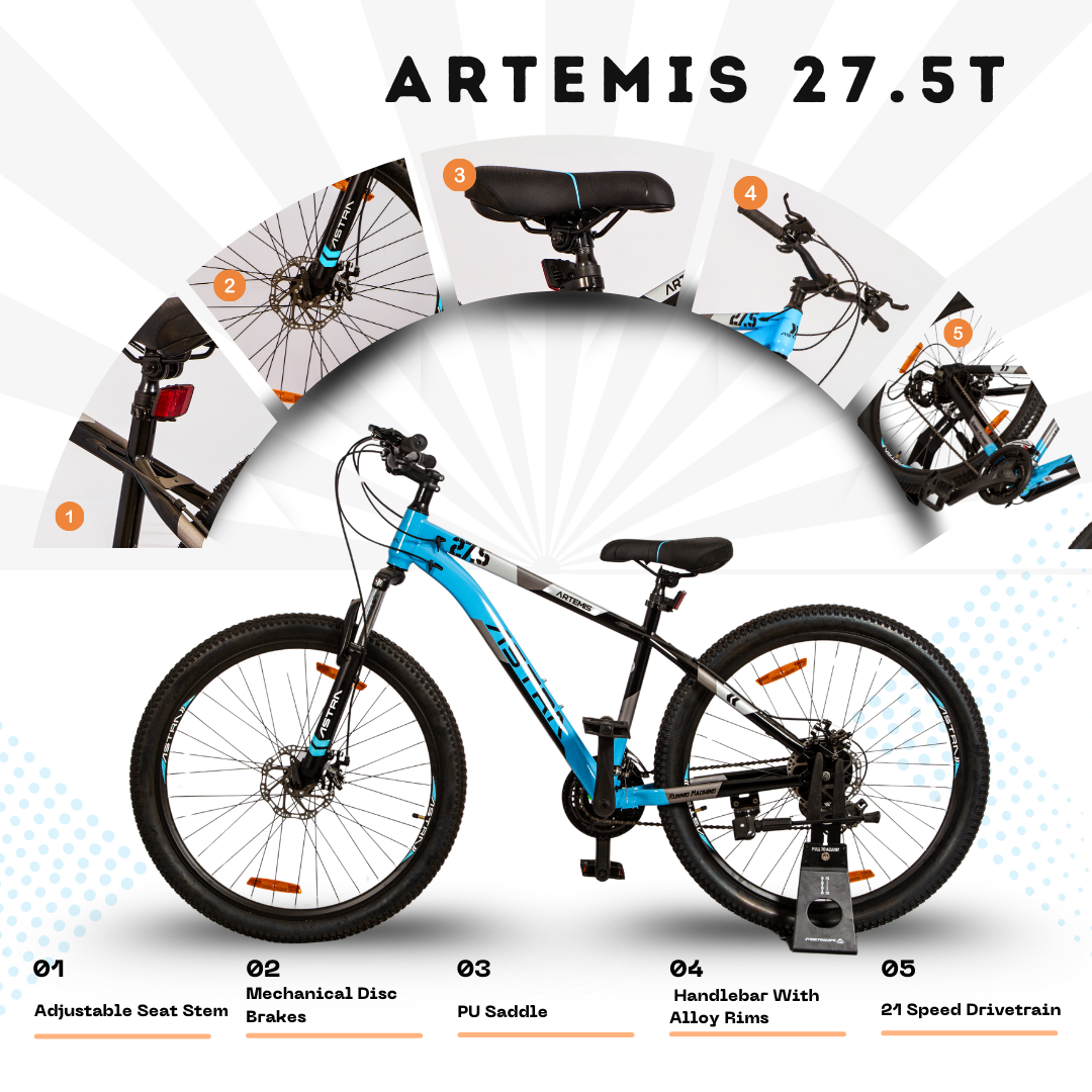 Astra 27.5 Artemis 21 Spd D/Disc Bicycle