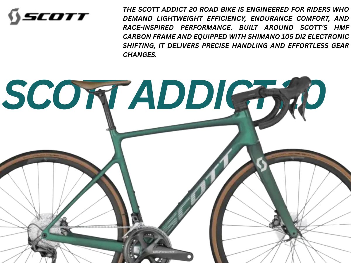 Scott – Scott 700C Addict 20 Road Bike – JustBuyCycles