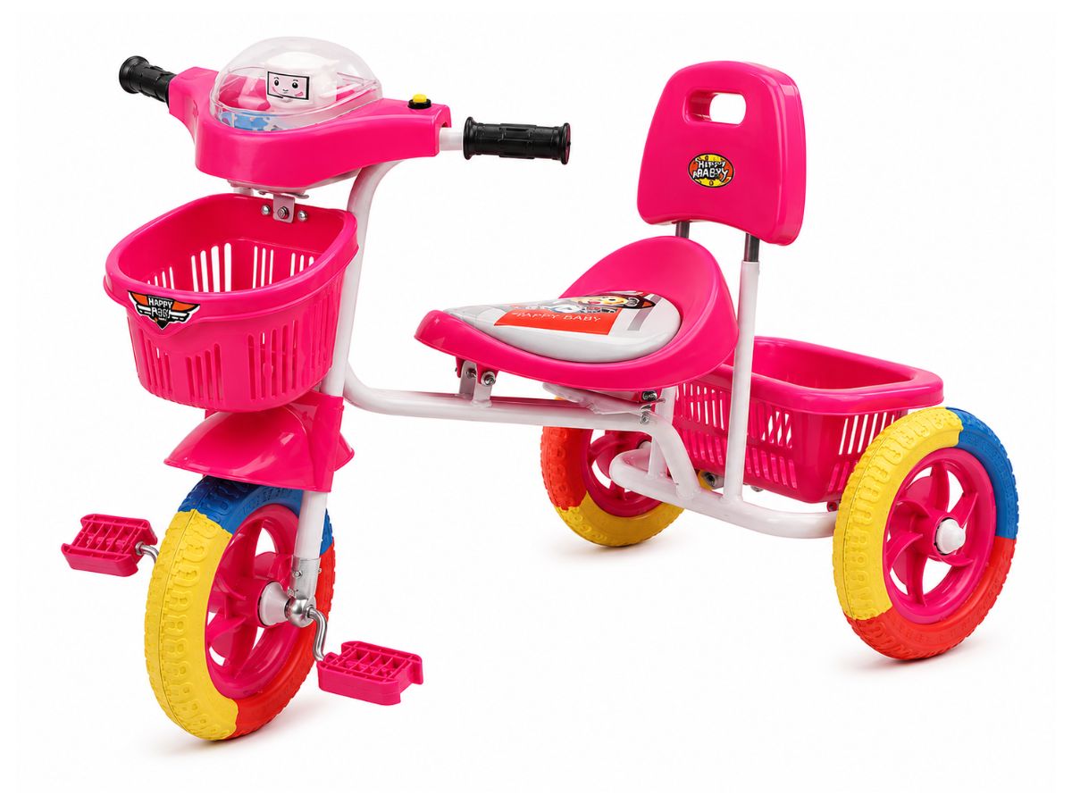 Four Diamonds Little Dolly With Horn Tricycle