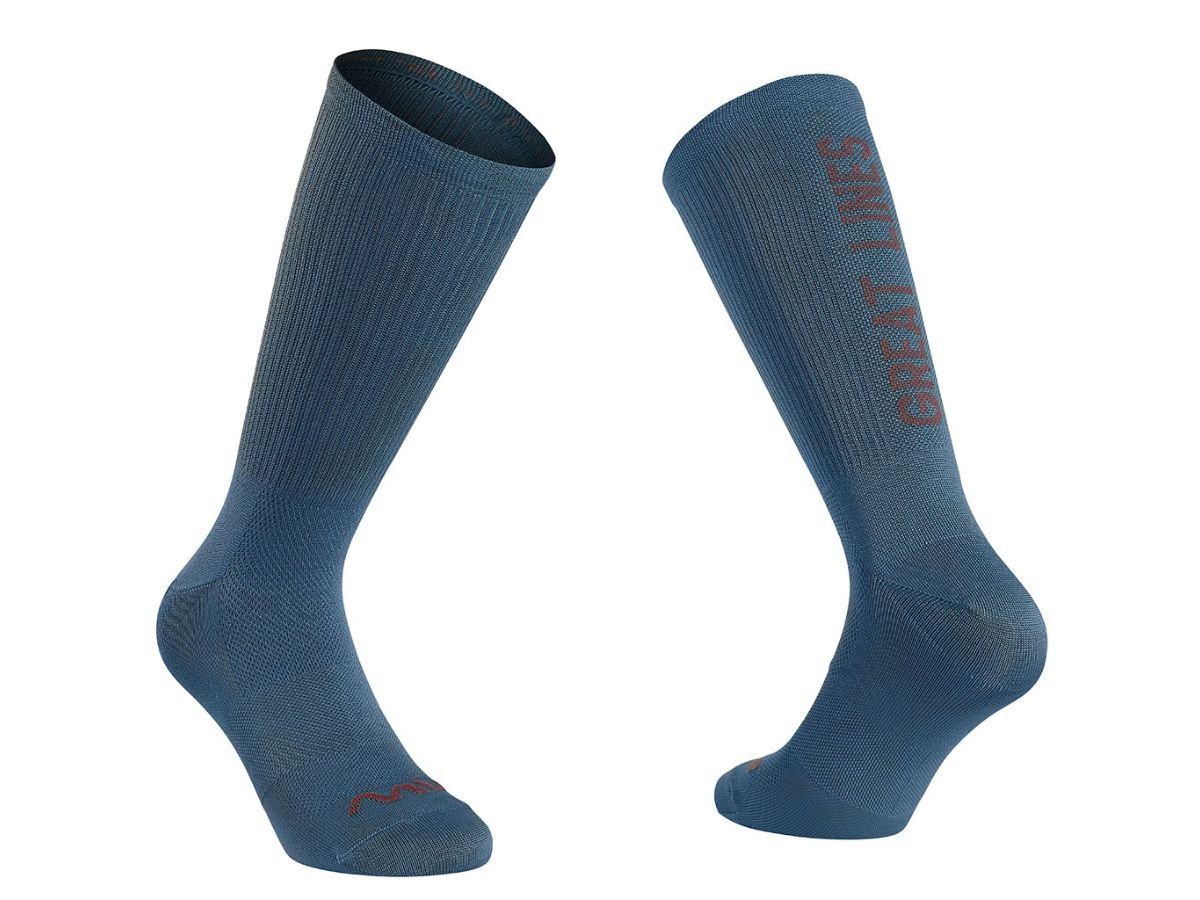 Northwave Good Times Great Lines Socks - Deep Blue/Dark Grey