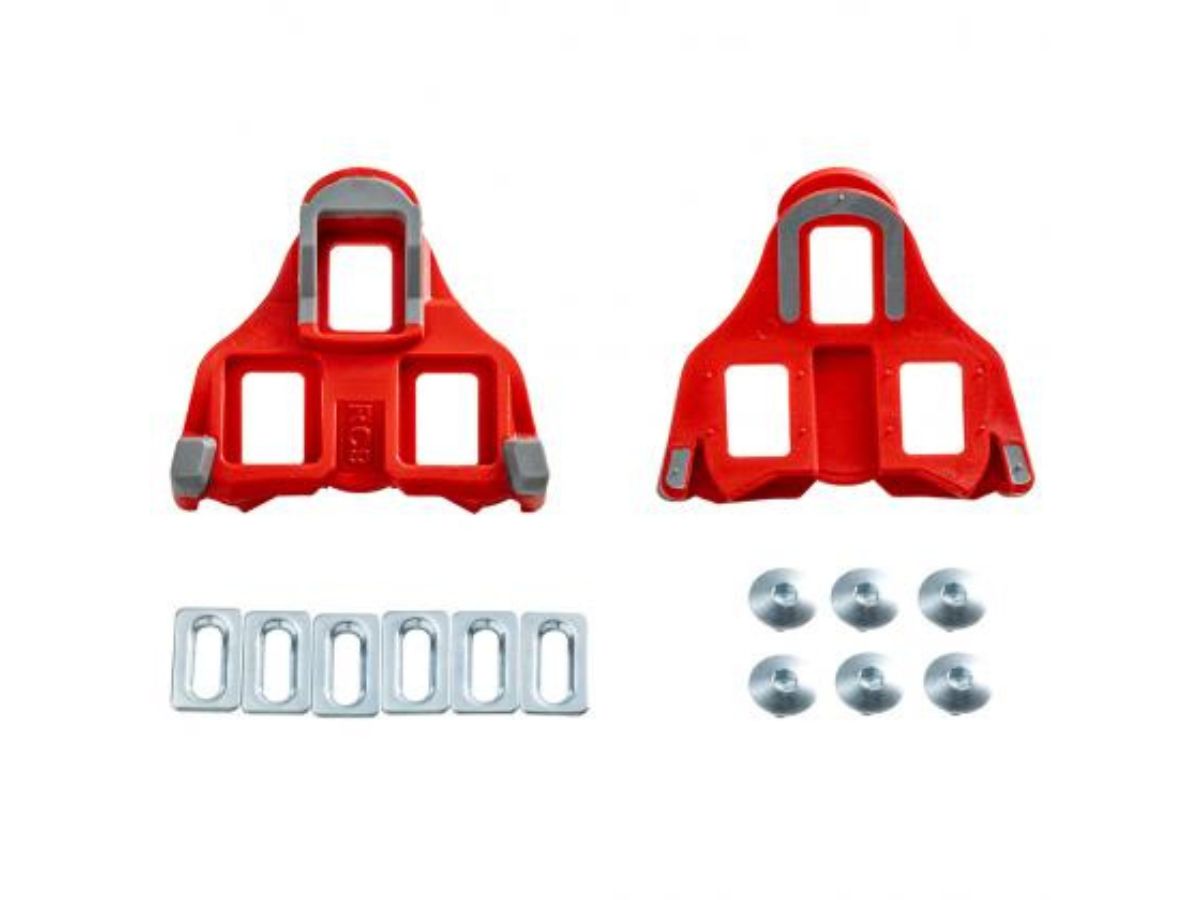 Wellgo RC-9B Cleat for Road Pedal (Shimano SPD-SL compatible) - Red
