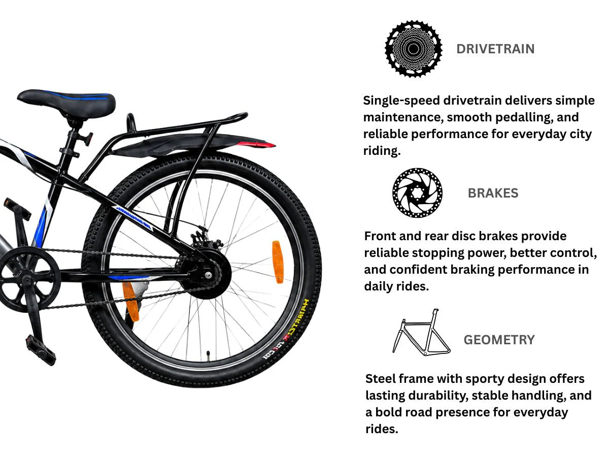 Cosmic 26 Tigo SS FS D/Disc Bicycle