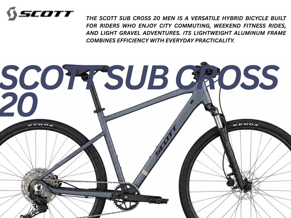 Scott – Scott 700C Sub Cross 20 Men City/Urban/Hybrid Bike – JustBuyCycles