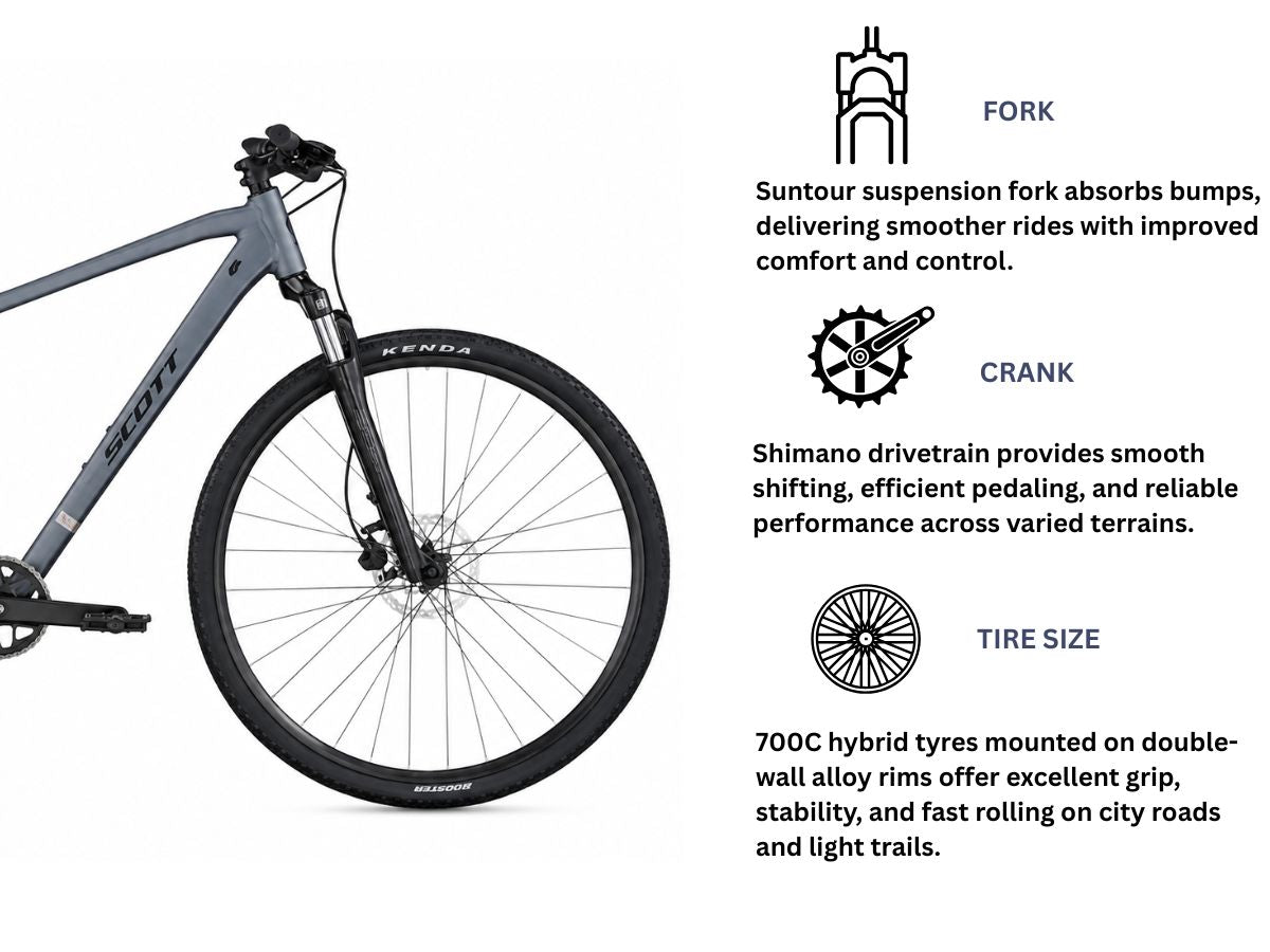 Scott 700C Sub Cross 20 Men City/Urban/Hybrid Bike