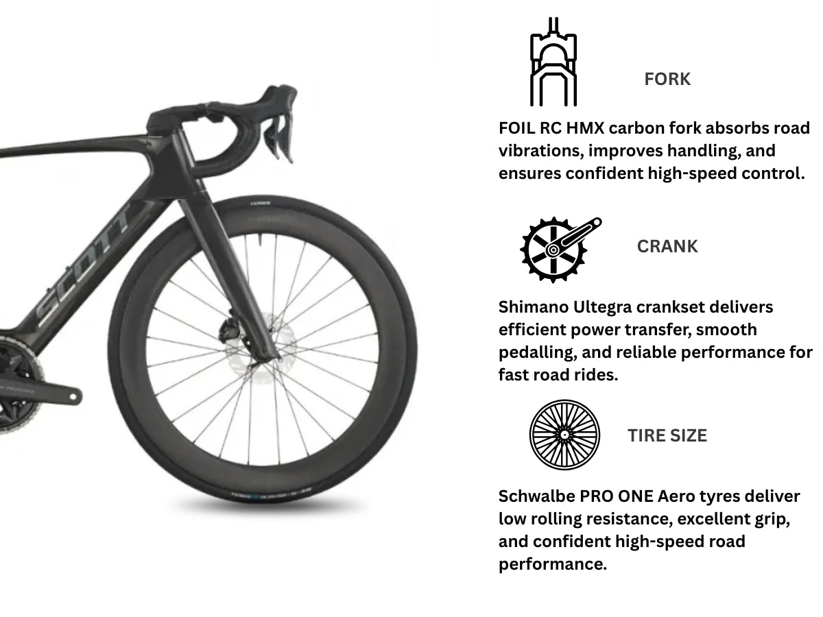 Scott 700C Foil RC 10 Aero Lightweight Road Bike