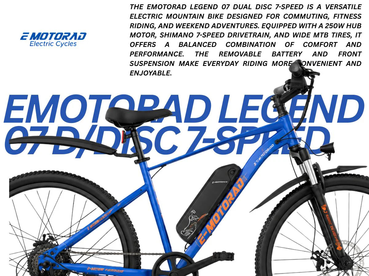 EMotorad Legend 7-Speed E-Bicycle