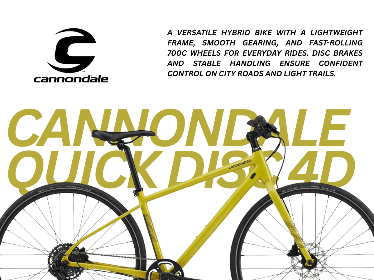 Cannondale Quick Disc 4D, 9S ( Ginger )