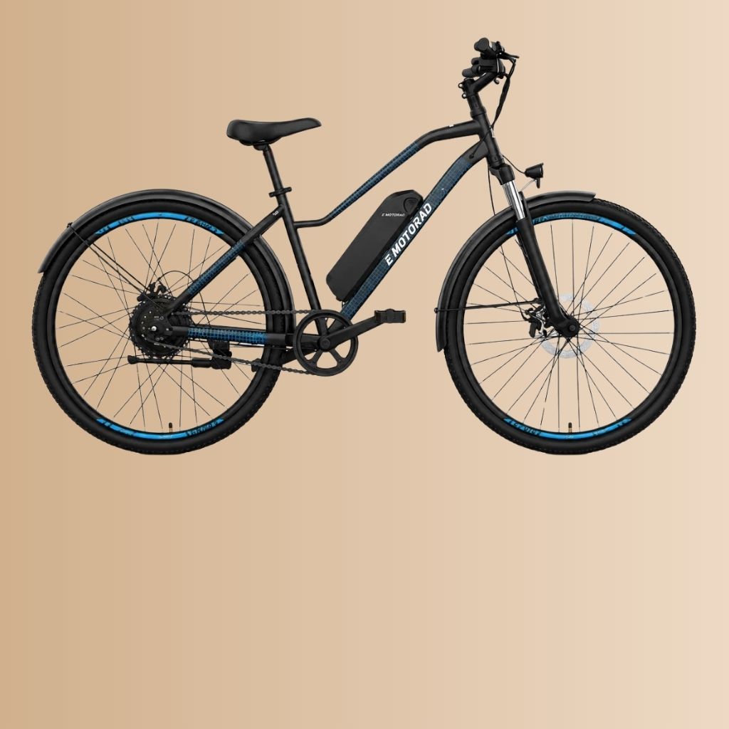 EMotorad 27.5 X2 E-Bicycle With Front Light And Mudguard
