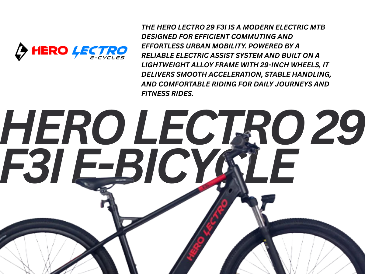 Hero 29 Lectro F3i 7-Speed D/Disc E-Bicycle