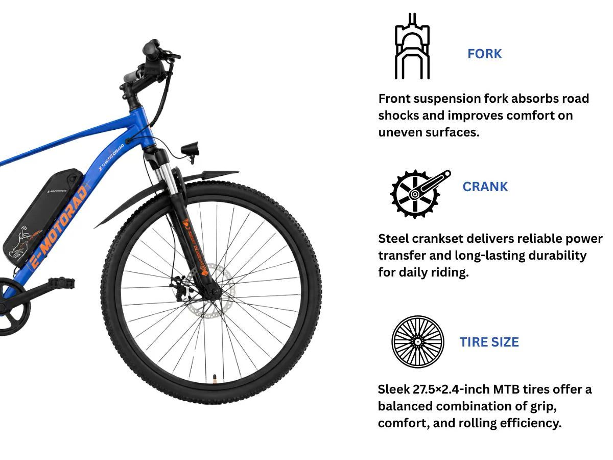 EMotorad Legend 7-Speed E-Bicycle