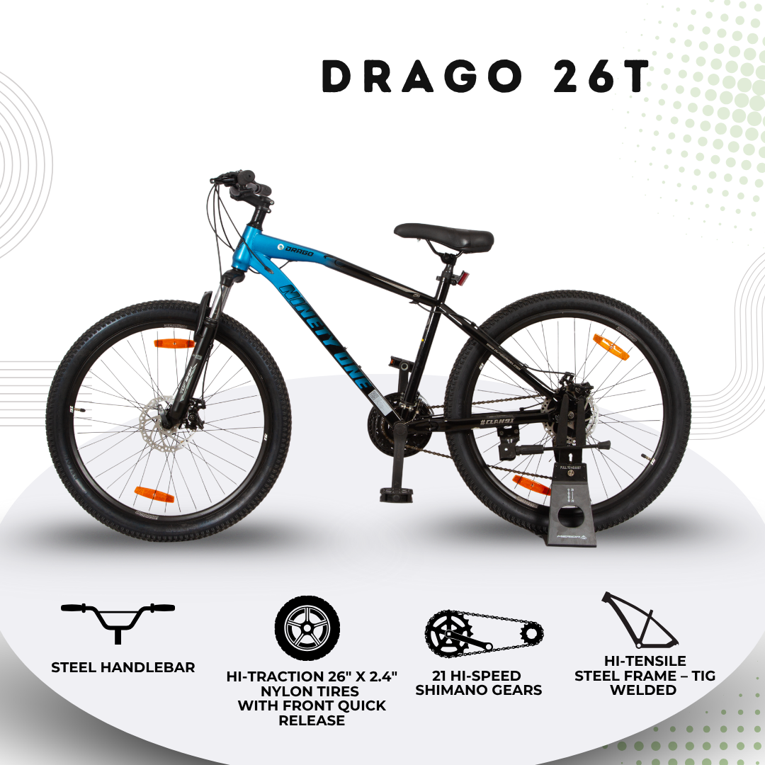 NINETYONE 26 DRAGO 21 SPD D/DISC BICYCLE