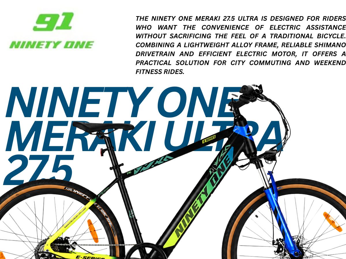 Ninety One Meraki 27.5 Ultra E-Bicycle