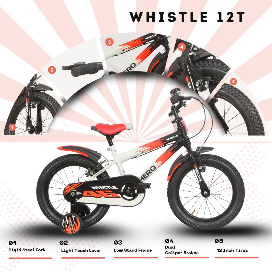 Hero 12 WHistle Bicycle