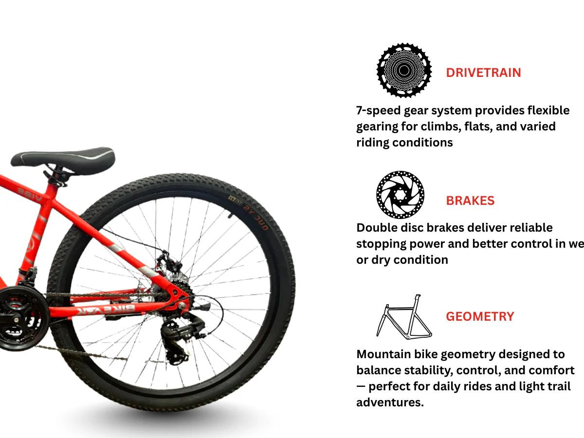 Bike Ark 24 Vibe 21-Spd FS D/Disc Bicycle
