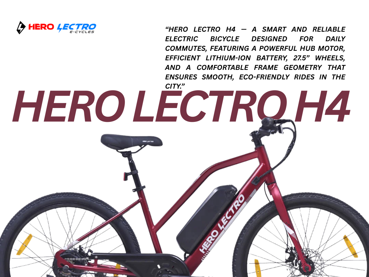 Hero 26 Lectro H4 SS E-Bicycle