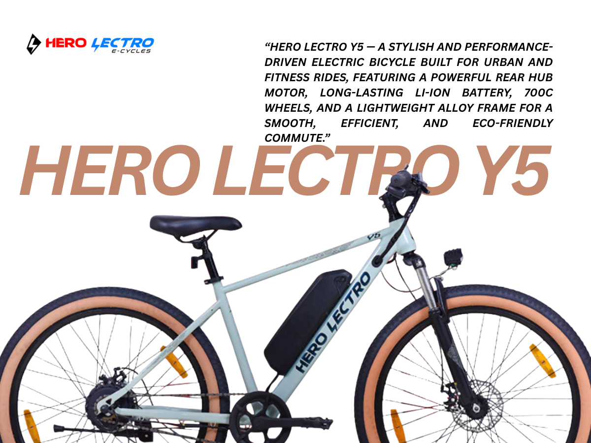 Hero 27.5 Lectro Y5 SS D/Disc E Bicycle