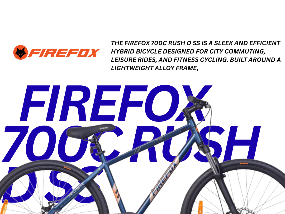 Firefox 700C Rush SS FS D/Disc Bicycle