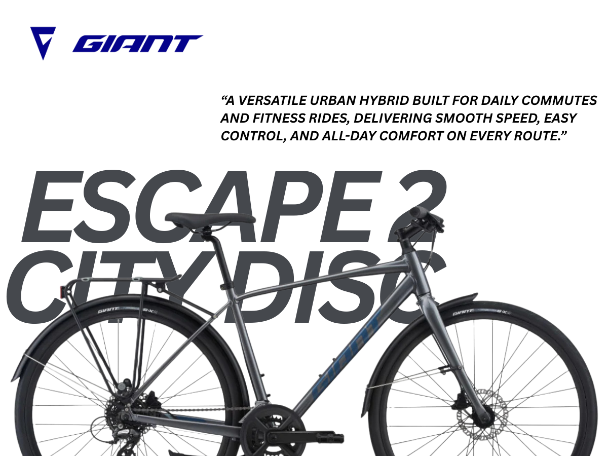 Giant 700C Escape 2 City Disc Bicycle Giant 700C Escape 2 City Disc Bicycle